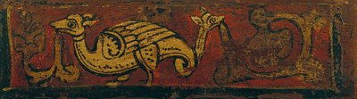 Ceiling Panel with Fantastic Animal Devouring Plant Motifs by Unbekannt Unbekannt